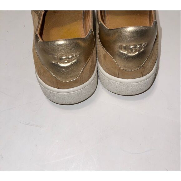 Ugg Alameda Slip On Suede Sneakers Chesnut Size 7.5 Chestnut Brown - Picture 7 of 8